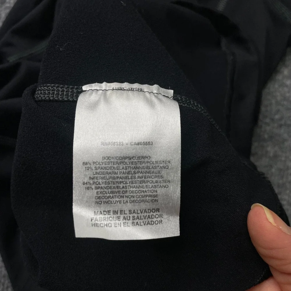 Nike Pro Combat Shirt Mens Medium Black Mock Neck Long Sleeve Dri-FIT Fitted